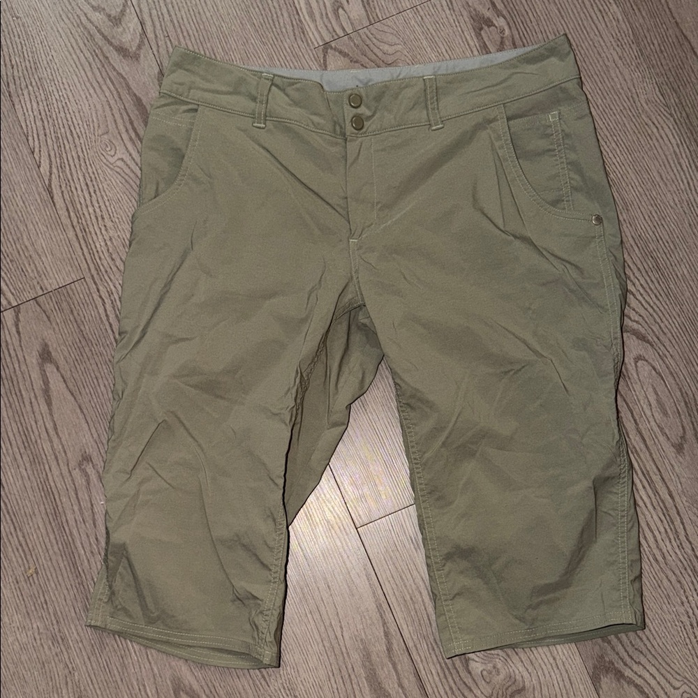 Horny Toad Women's Olive Green Bermuda Shorts